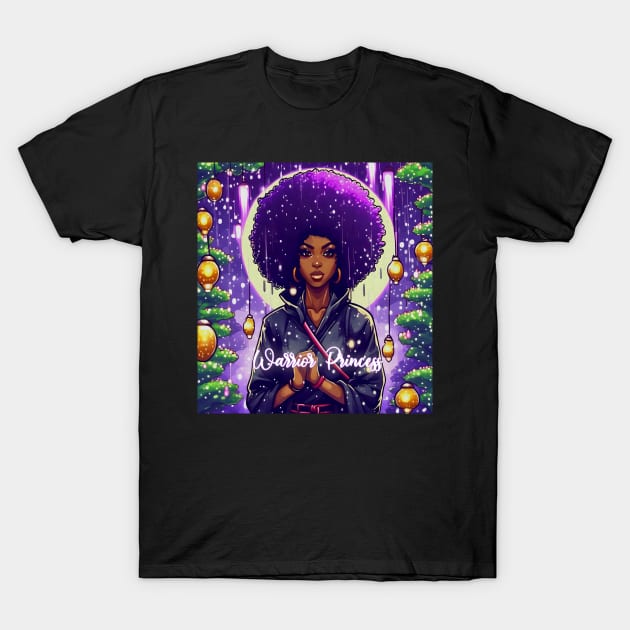 Warrior Princess Black Woman Confidence T-Shirt by Angelic Gangster